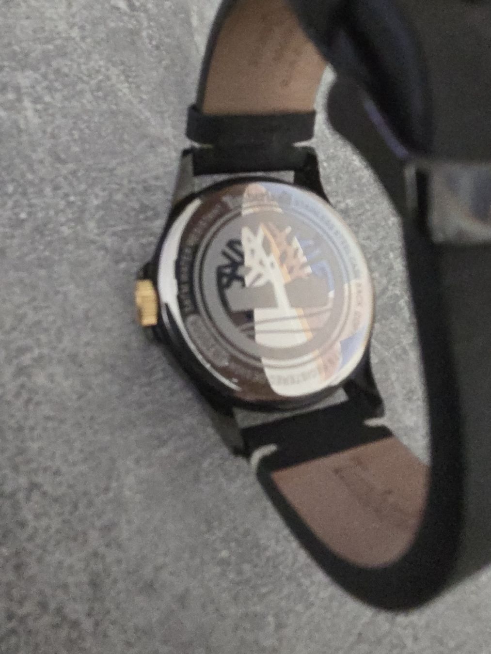 Timberland Orologi: Timberland Watch, Black Leather Strap, Great Condition! – Nuovo (secondo la descrizione) da Willisau venduto da Rodriguesp71 3
