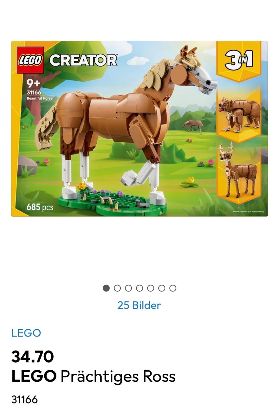 Lego Kit di costruzioni: Lego - Pferd – Usato da Pfäffikon ZH venduto da aveo14 2