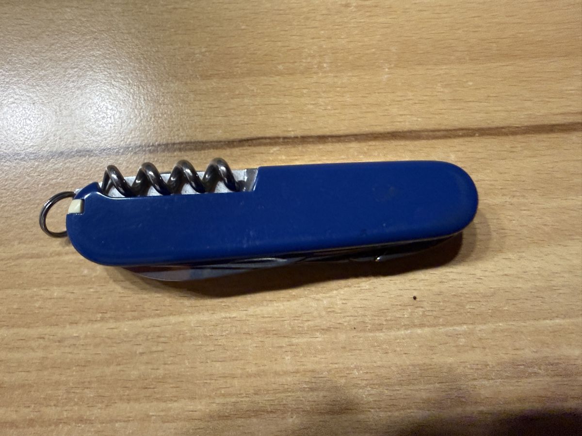 Victorinox Taschenmesser: Sackmesser Victorinix blau – Gebraucht aus Messen von Versber 7