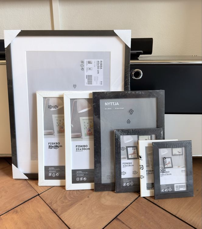 IKEA Bilderrahmen Set – FISKBO / RIBBA / NYTTJA – neu (Neuf avec ...
