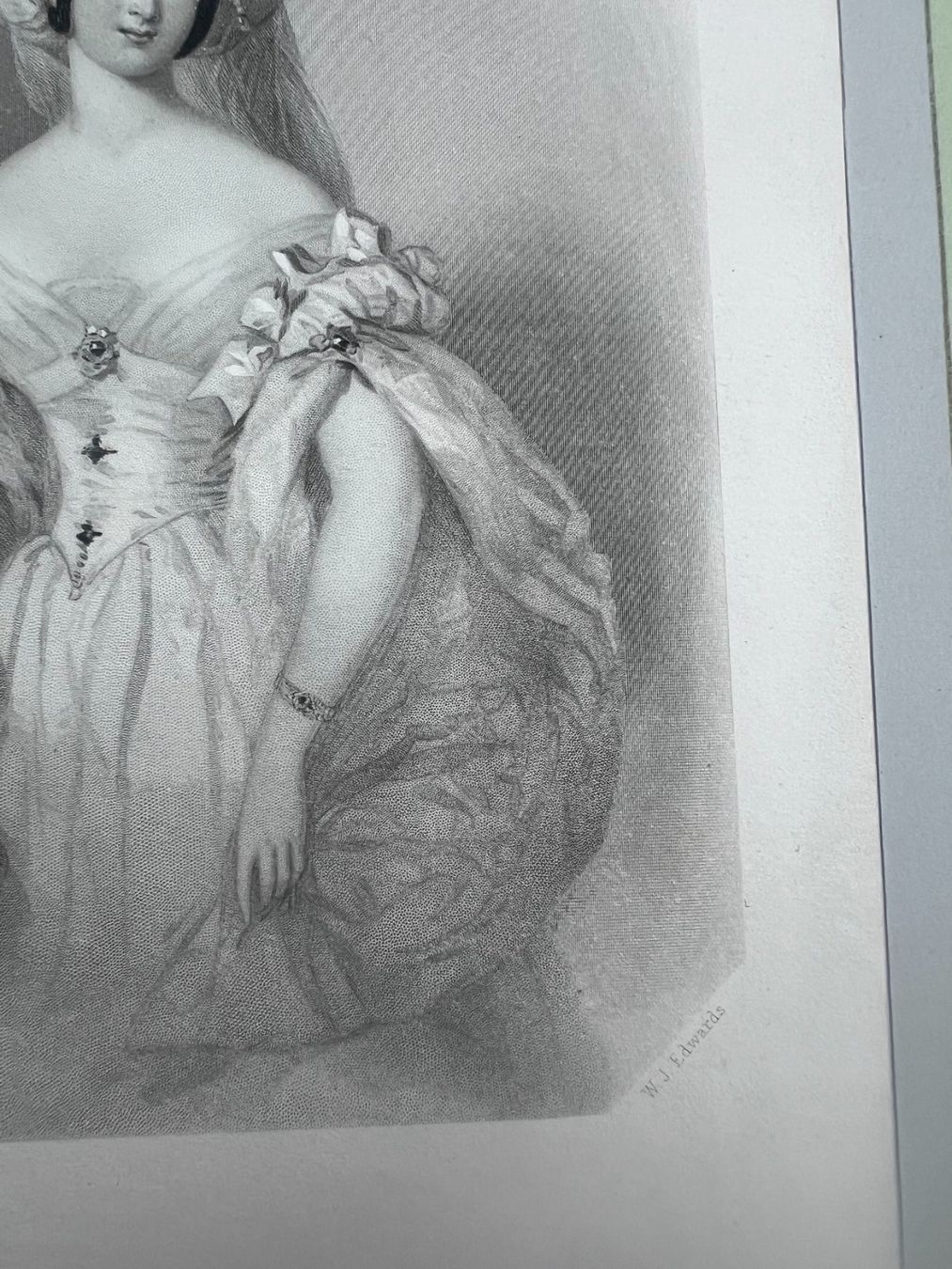 Incisioni: Gravure ancienne, Dame à l'éventail. – Usato da Savigny venduto da ron_q529 4