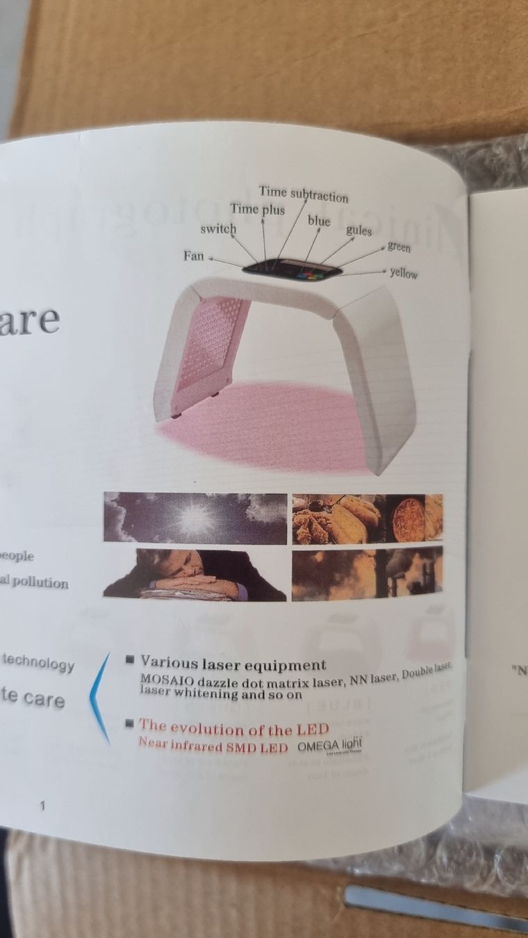 Gesichtspflege: LED-Lichttherapie-Gesichtspflegegerät – Neu und originalverpackt aus Goldingen von ale_vjt8 2