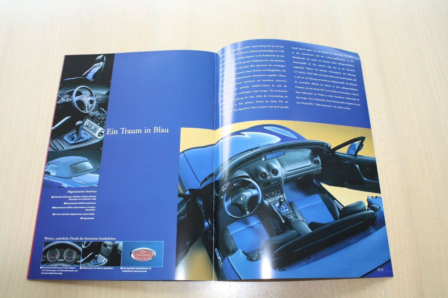 Mazda Documenti: Mazda MX-5"10th Anniversary" Prospekt 1999 – Usato da Wikon venduto da erwin400 7