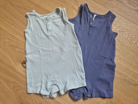 Playsuit / Strampler / Jumpsuit Baby 2er Set H&M Grösse 86 