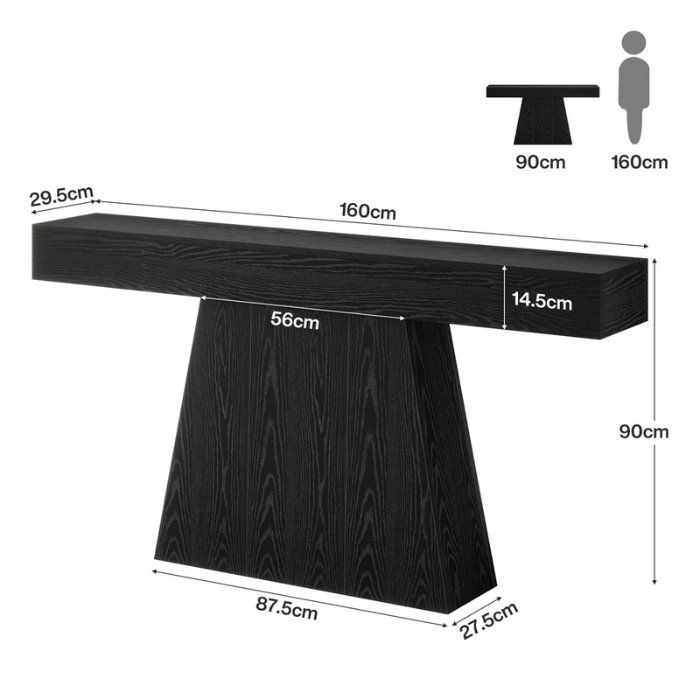 Tavoli: Konsolentisch 160cm Trapez Design Modern – Nuovo e nell'imballaggio originale da Gretzenbach venduto da Genfi-Shop 1