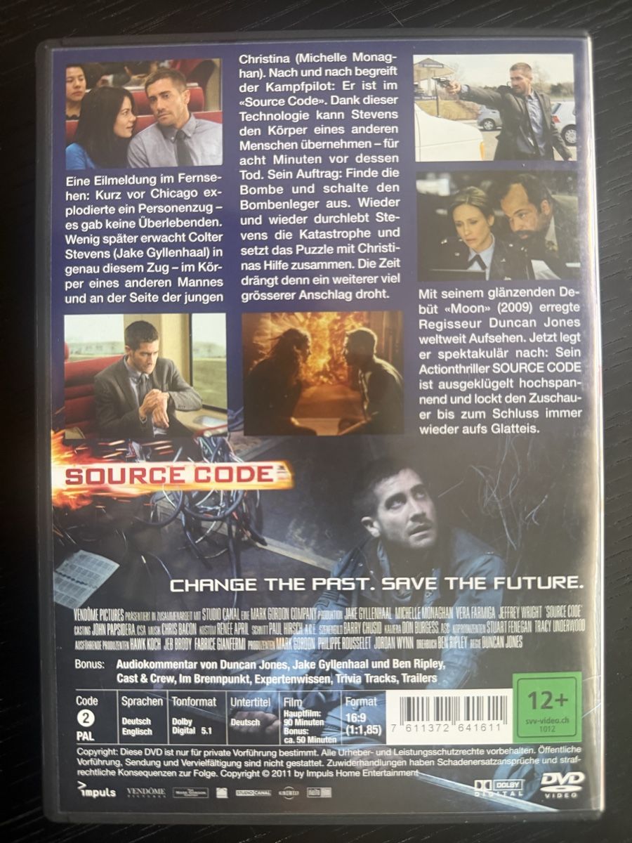 Alle DVDs: Source Code mit Jake Gyllenhaal guter Zustand – Neu (gemäss Beschreibung) aus Lausen von EisAmStiel94 1