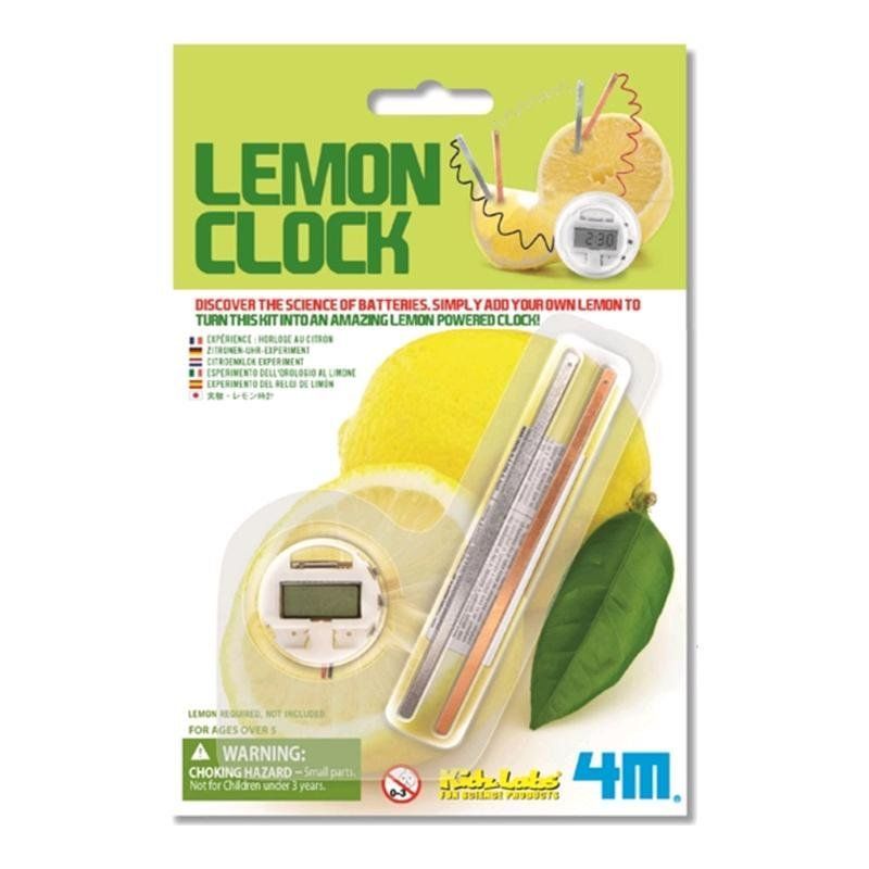 Spiele: KidzLabs Lemon Clock Experiment Set 4M – Neu und originalverpackt aus Spiez von Mlandcruiser