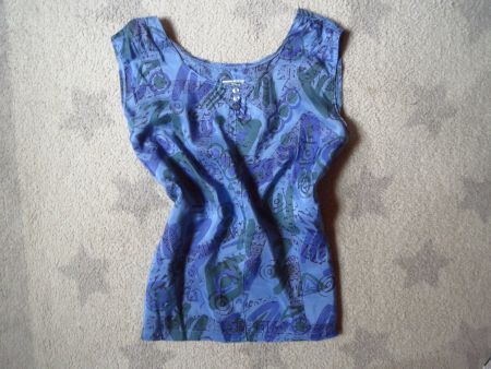 tolle NILE Damen 100% SEIDEN Bluse made in Switzerland