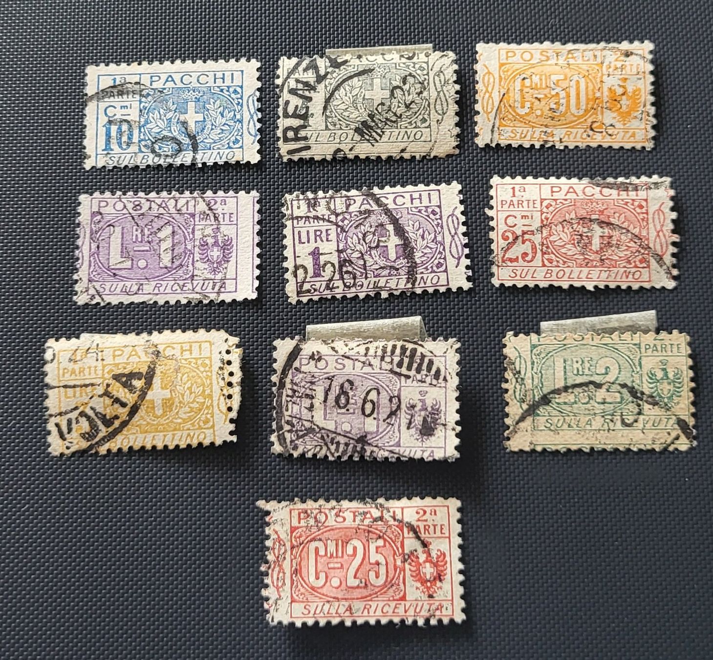 Tutti i francobolli: Italien pacchi alte briefmarken – Usato da St Gallen venduto da Stampsalshobby