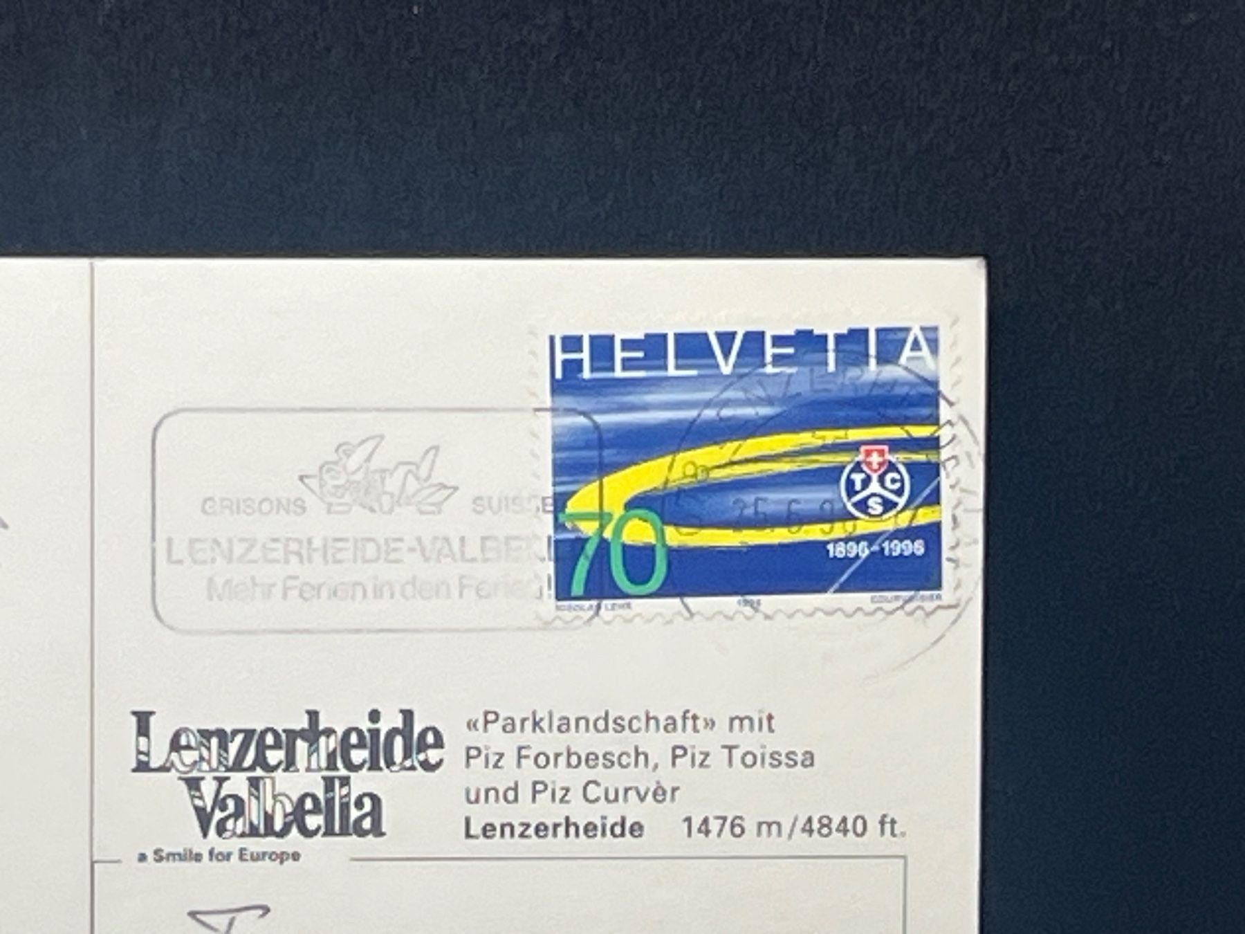 Ansichtskarten: Lenzerheide-Valbella – Gebraucht aus Widnau von Brusi9 1
