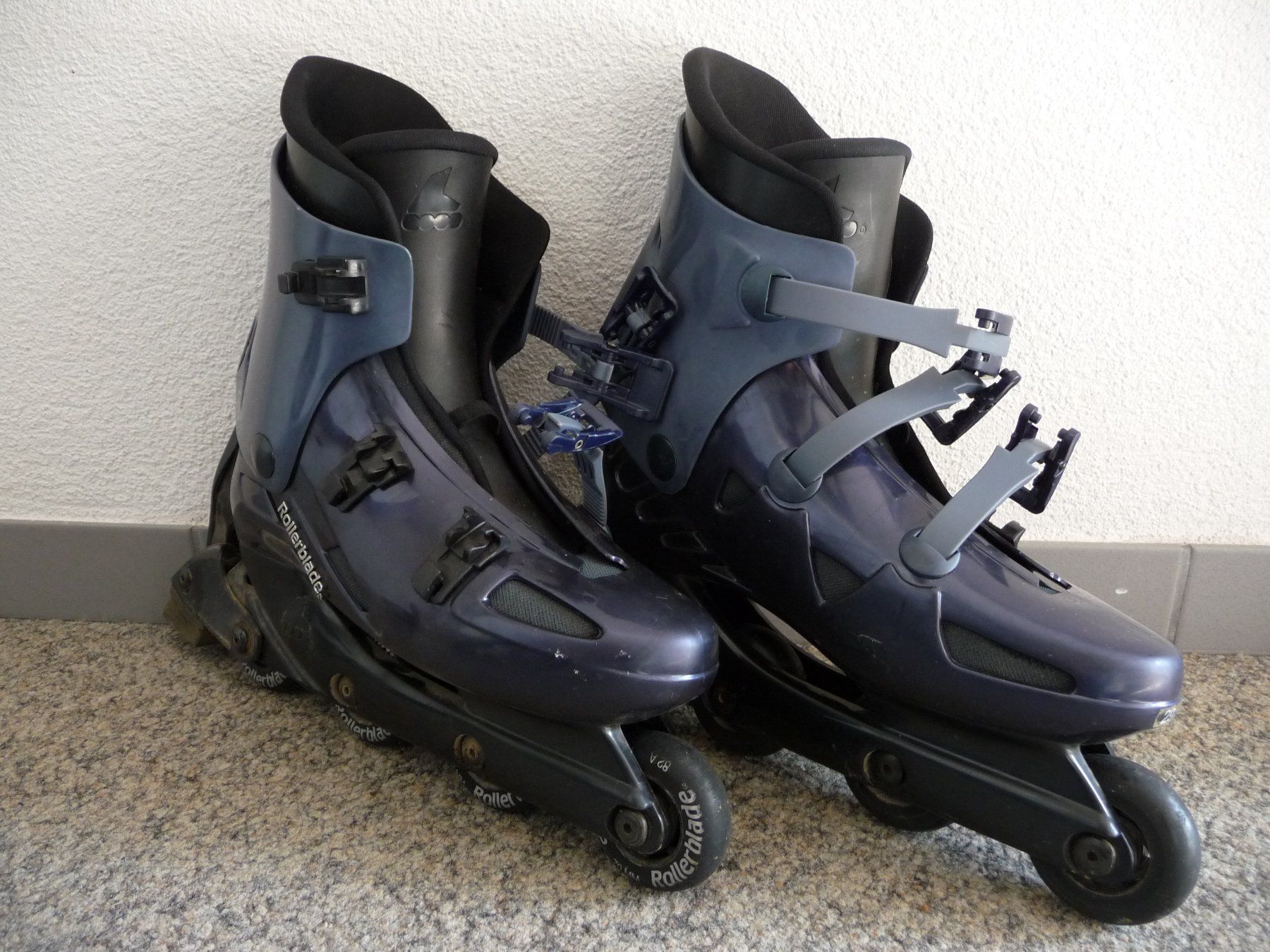 Pattini in linea & Pattini a rotelle: original VINTAGE Rollerblade Bravoblade GL Grösse 29,5 – Usato da Winterthur venduto da ricofly 2