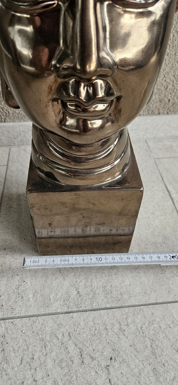 Tutte le decorazioni: Grosser Deko Buddha Kopf, ca. 60cm – Usato da Tobel venduto da Nicci_dee 1