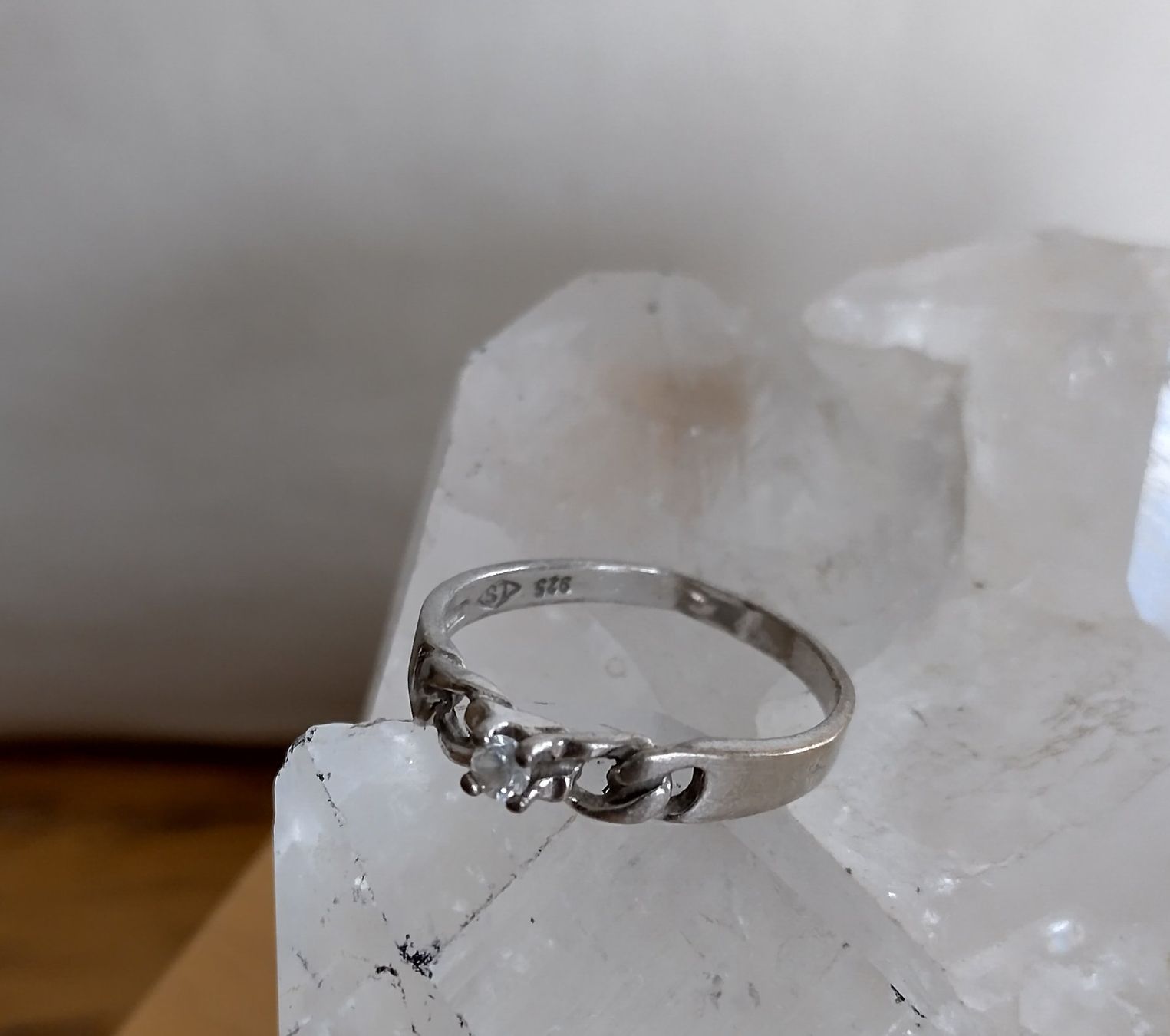Ringe: RING SILBER  925 MIT KLEINEM ZIRKONIA – Gebraucht aus Romanshorn von Glitzer-Paradies 4