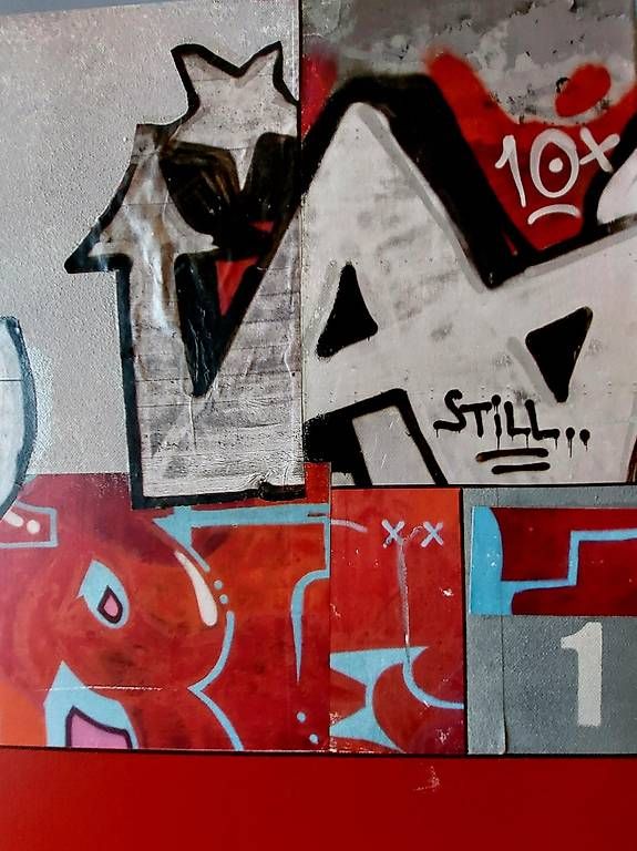 Posters & Illustrations: Acrylbild Mixed Media – D'occasion à Horgen par Valibelle2019 1