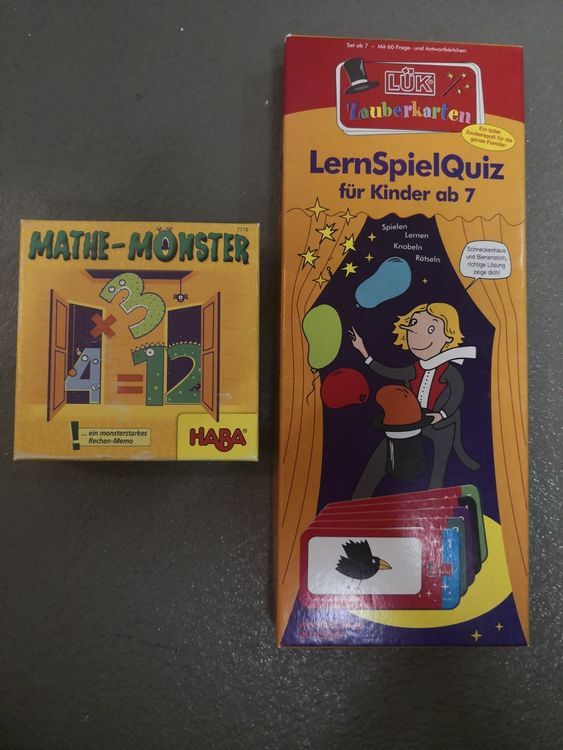 Lernspiele ab 7 Jahre (Gebraucht) in Aesch BL für CHF 5.5 – mit