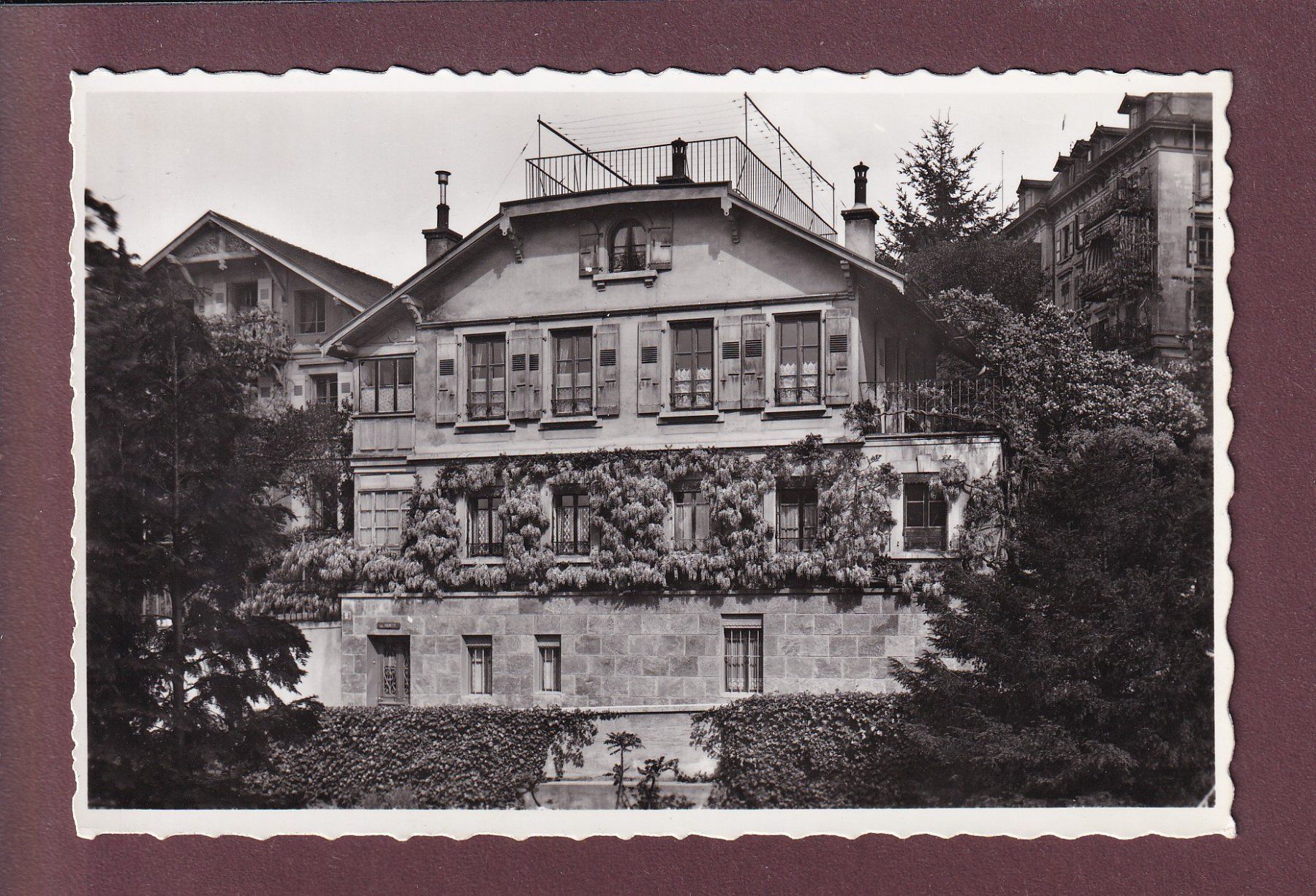 Ansichtskarten: LAUSANNE - La Vignette - 1955 – Gebraucht aus Pully von nicecards