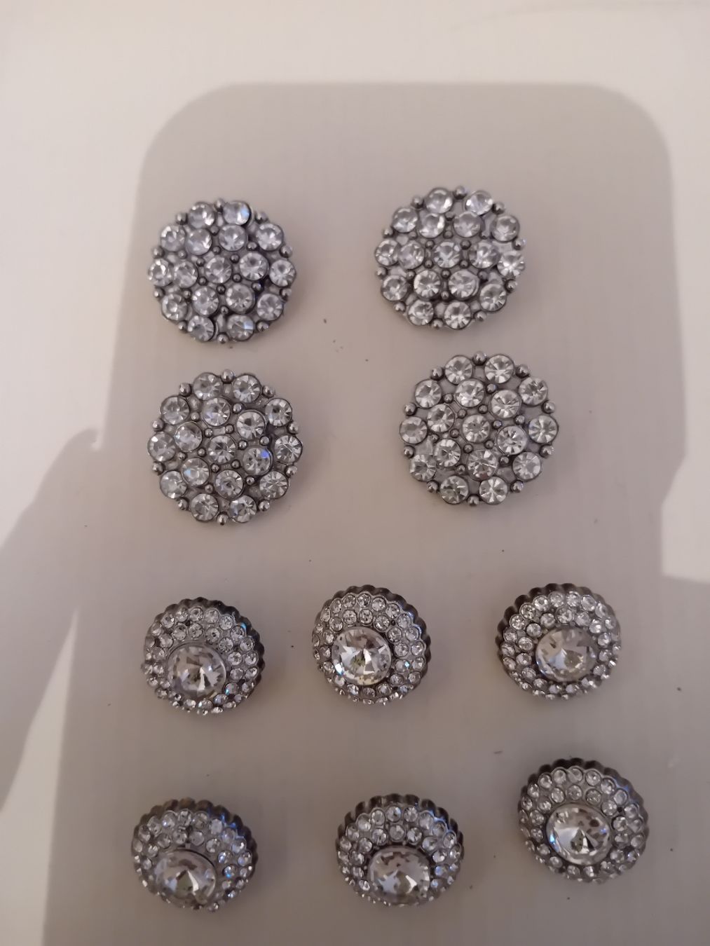 Knöpfe: bottoni con strass 10 pezzi – Gebraucht aus Biasca von Old_6blh 2