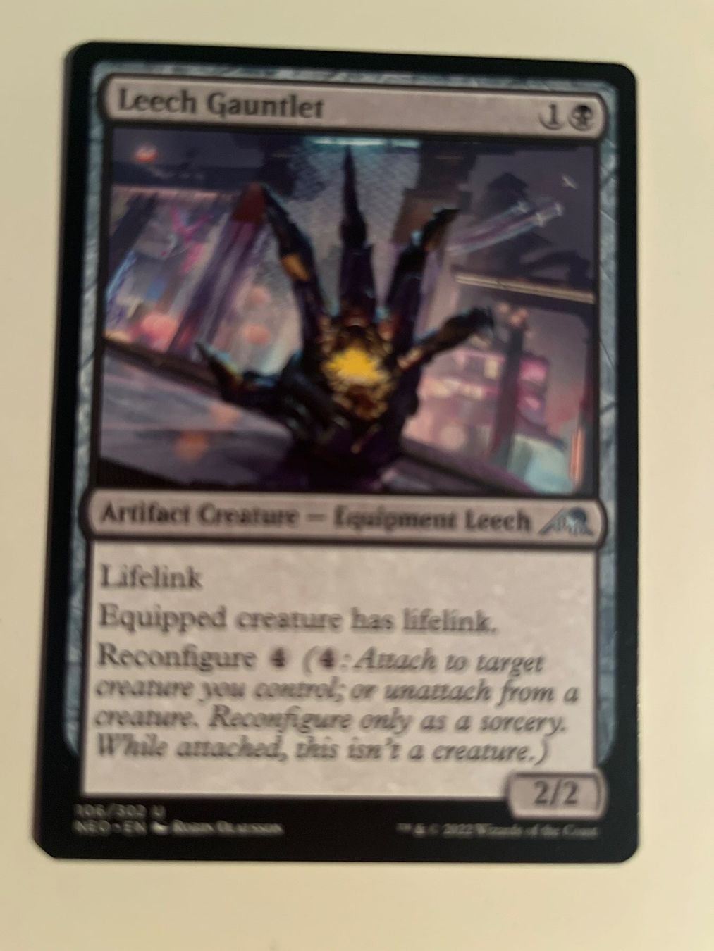 Magic The Gathering Cartes à collectionner: 1 x Leech Gauntlet - Magic: The Gathering - MtG – D'occasion à Kriens par Shadi1980