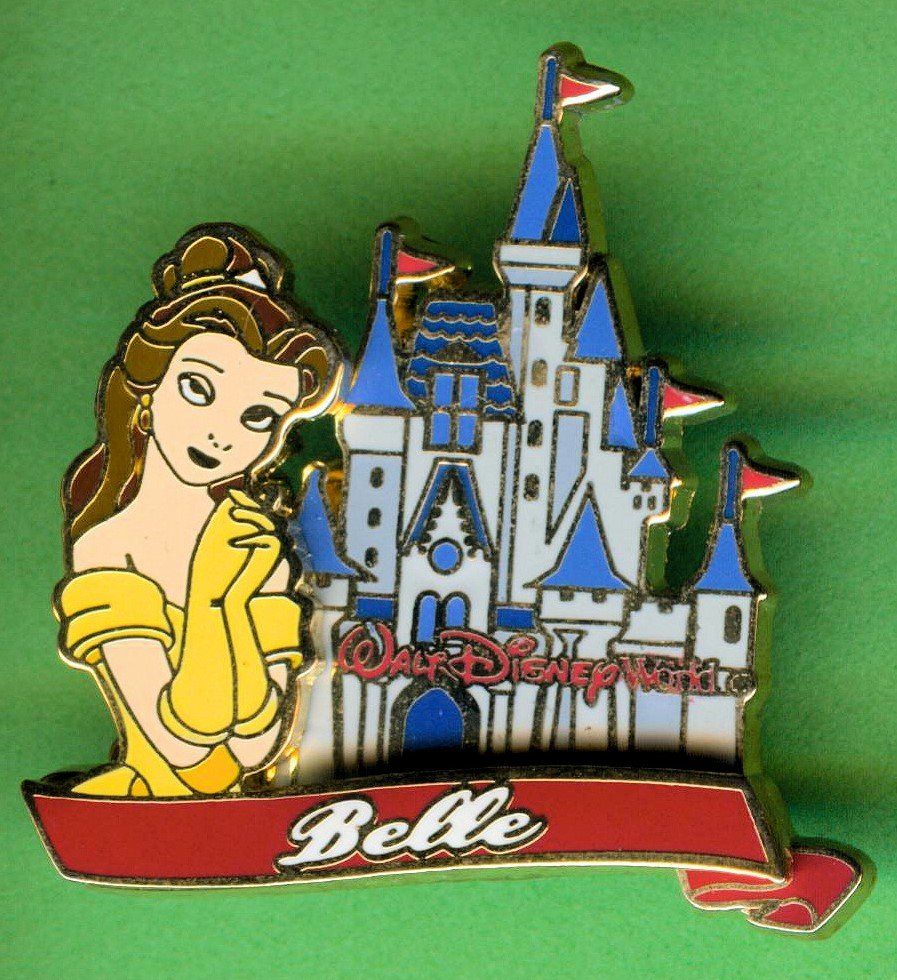 Disney Placchette & Badge: DISNEY  Belle  Walt Disney World – Usato da Winterthur venduto da Sammleroase
