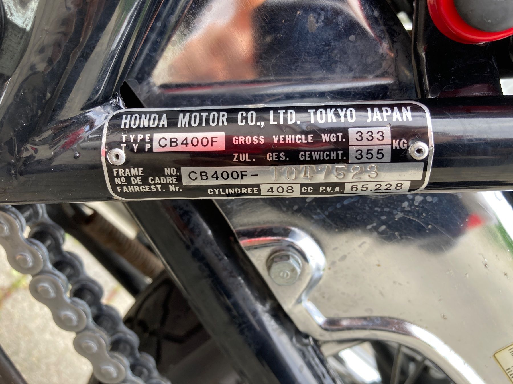 Honda Strada: Honda CB 400 Four – Usato da Selzach venduto da Samsonizer 1