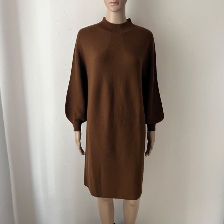 DRYKORN Strickkleid „Marisal“ mit Turtleneck 🤎