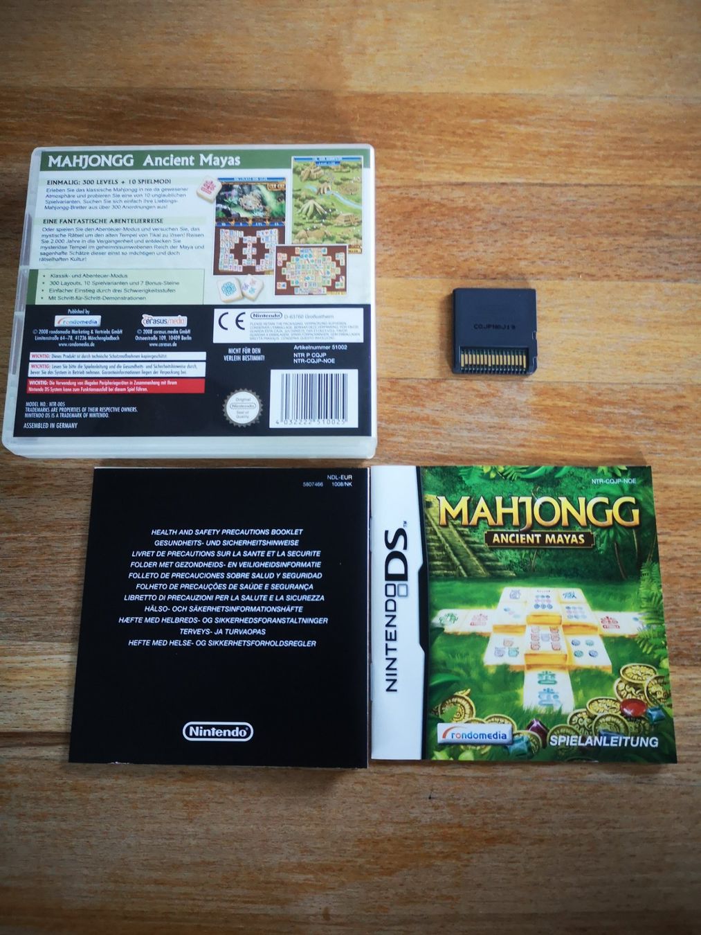 Nintendo Giochi: Mahjongg Ancient Mayas Nintendo DS – Usato da Balzers venduto da recaro10 2