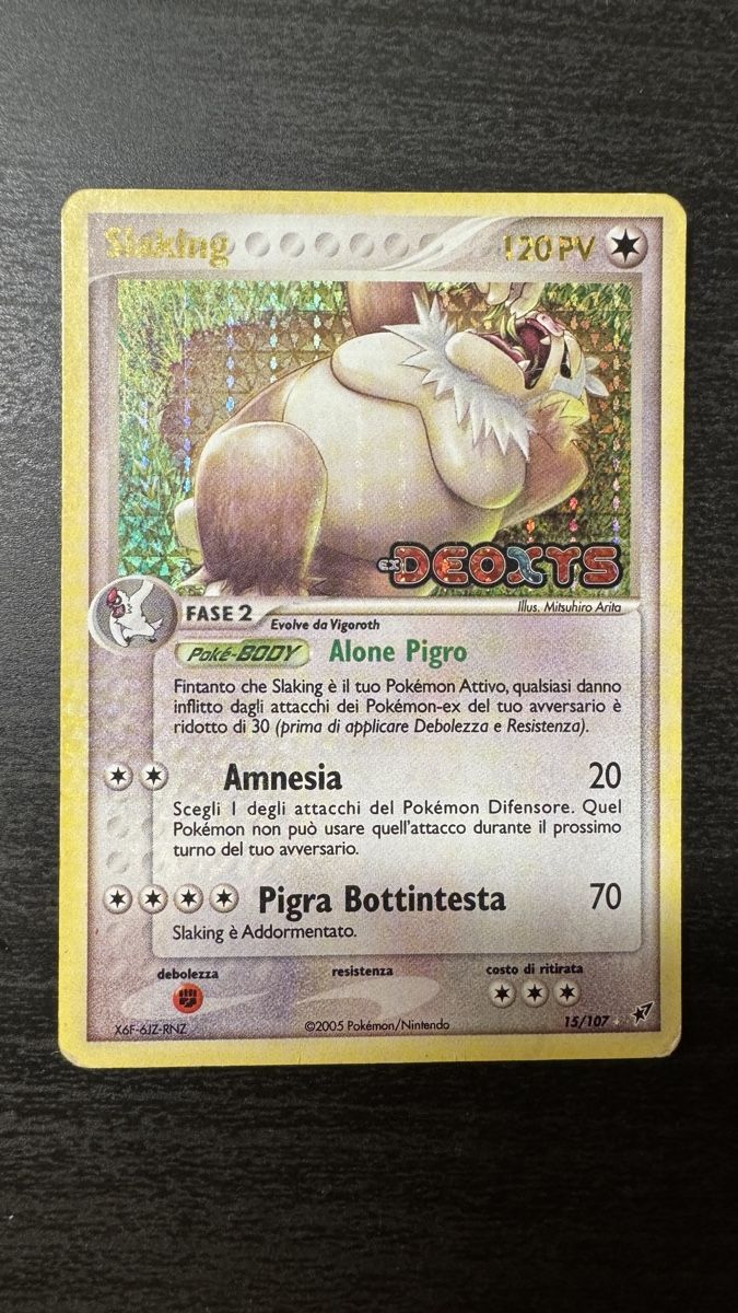 Pokémon Carte collezionabili: Monaflemit (DX 15) EX Deoxys - Slaking - – Usato da Belprahon venduto da Rob_ain