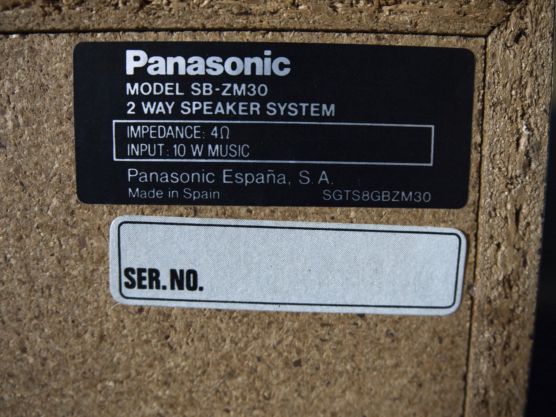 Panasonic Lautsprecher: Panasonic Lautsprecher, 2 x 10 W – Gebraucht aus Hitzkirch von Trebehi 1