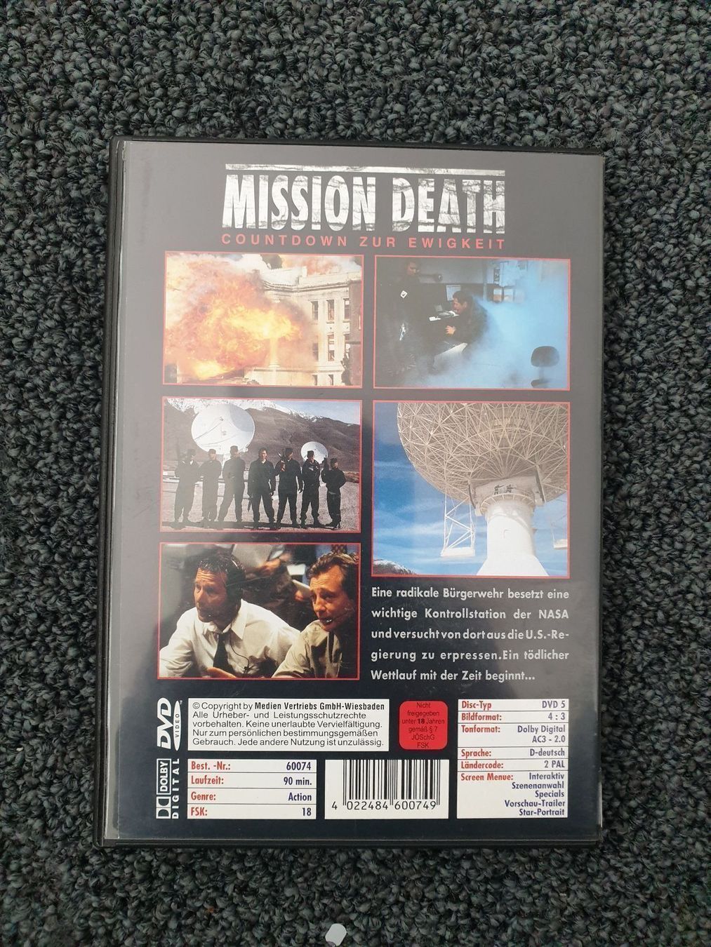 Tutti i DVDs: MISSION DEATH(NR170) – Usato da Ruswil venduto da Ruck.Zuck. 1