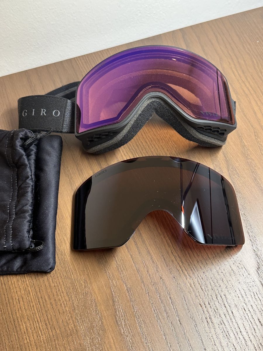 Giro Occhiali & Lenti: Giro Method VIVID Skibrille, extra Schlechtwetterglas + Sack – Usato da Zürich venduto da maruos 1
