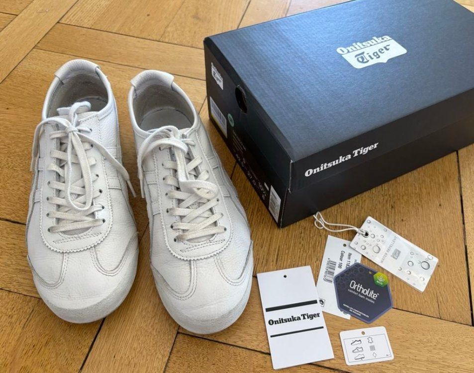 Onitsuka Scarpe da uomo: Onitsuka Tiger Mexico 66 white/white Gr. 42.5 – Usato da Zürich venduto da Yamiyam8
