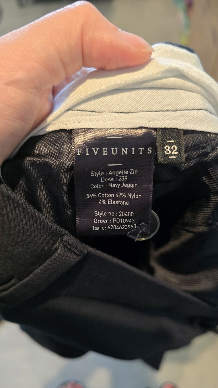Pantaloni: FIVEUNITS Stoffhose blau Gr.32 Damen neu – Nuovo (secondo la descrizione) da Rheinau venduto da inStyleSg 2