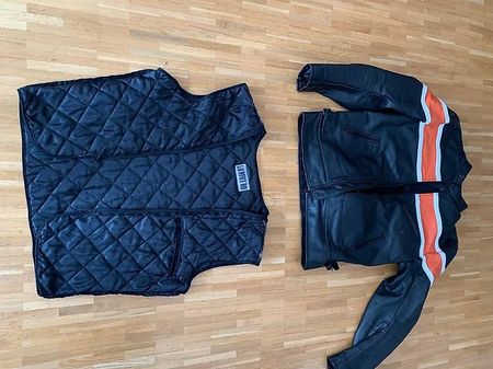 veste de moto taille "M" LAURENCE ROY (cuir)