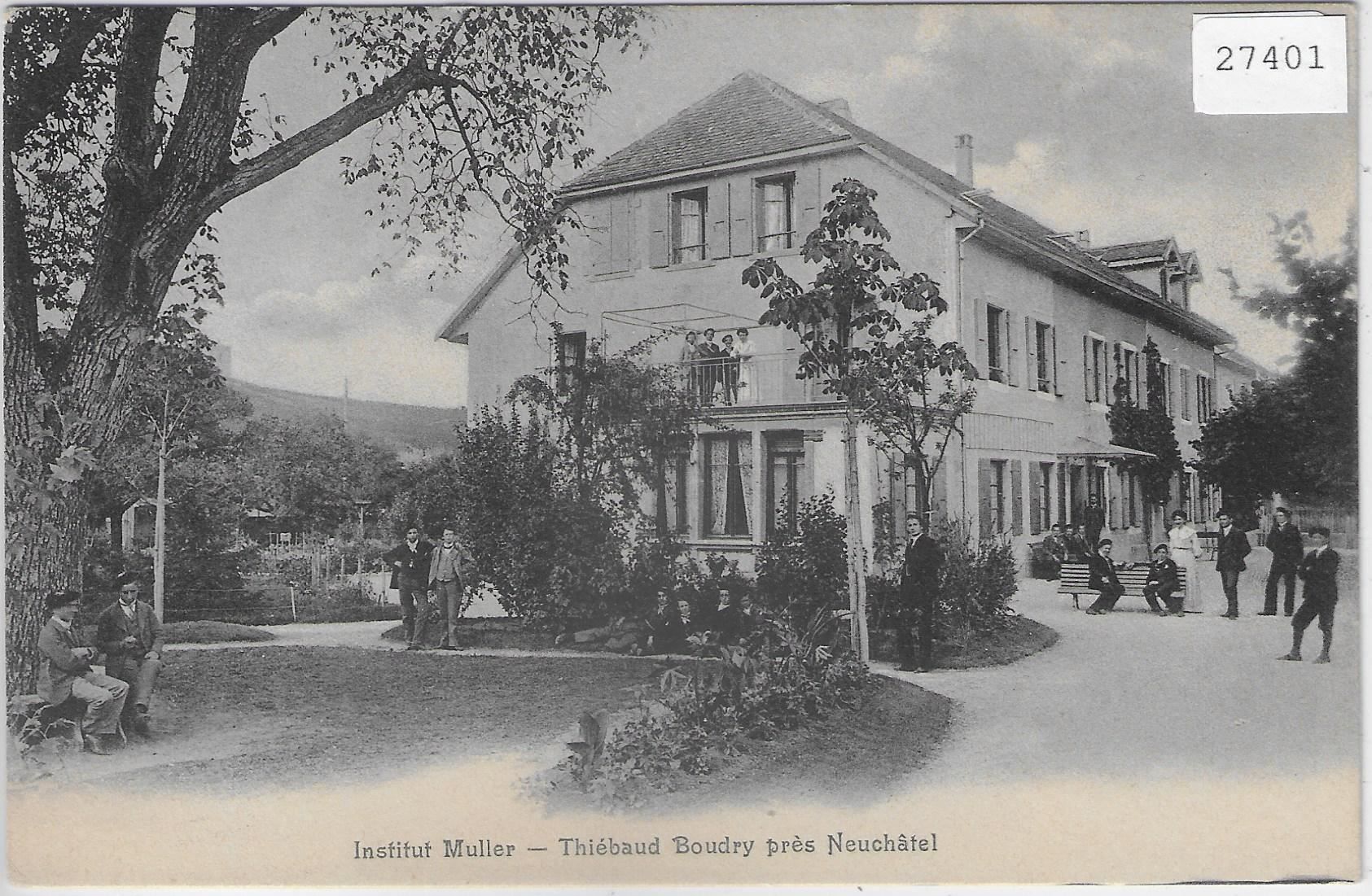 Cartes postales: Institut Muller - Thiebaud Boudry pres – D'occasion à Ettingen par Kartenplanet