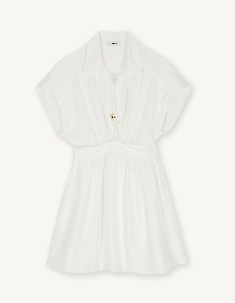 Sandro Robes: Sandro Kleid Weiss Grösse 36 – Neuf (Voir description) à Zollikon par pitpat02 5