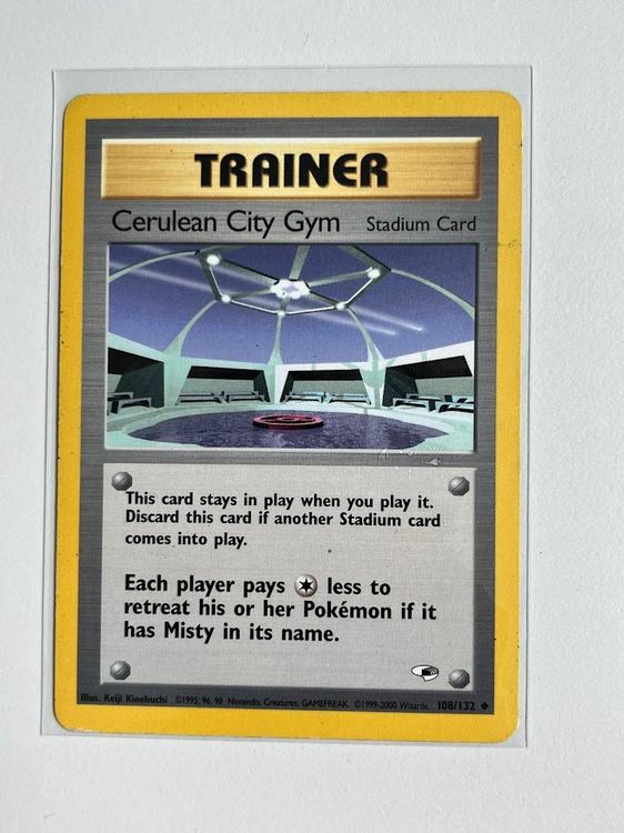 Pokemon Gym set Cerulean City Gym 108/132 | Kaufen auf Ricardo