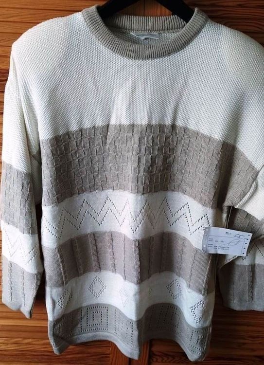 Maglioni & Felpe: Pullover in Beige gestreift - Grösse M - – Nuovo e nell'imballaggio originale da Zürich venduto da -italo- 2