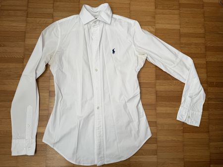 Damen Hemd Polo Ralph Lauren weiss Gr. 4 gebraucht