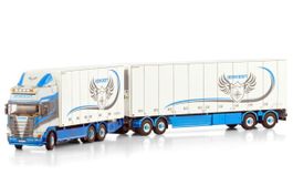 1:50 WSI Scania 4-Serie TL 6x2 Hängerzug "Ironcroft"