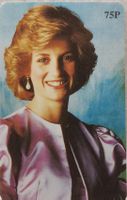 LADY DI DIANA / PHONECARD /  RARE  : KING CHARLES 3 III WIFE
