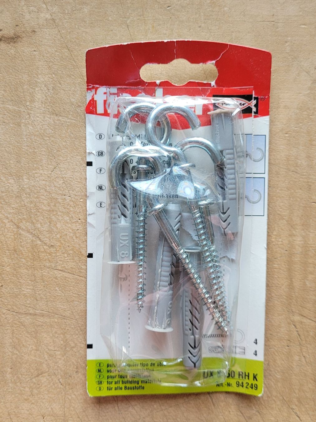 Ferramenta: 2 Pack Fischer Dübel + Rundhaken. OVP – Nuovo e nell'imballaggio originale da Zürich venduto da Engiadinabassa 5