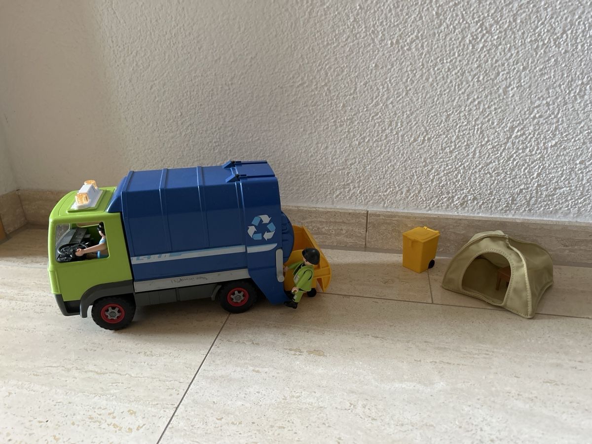 Playmobil Spielzeuge: Playmobil Müllabfuhr  – Gebraucht aus Fischbach- Göslikon von Rommel