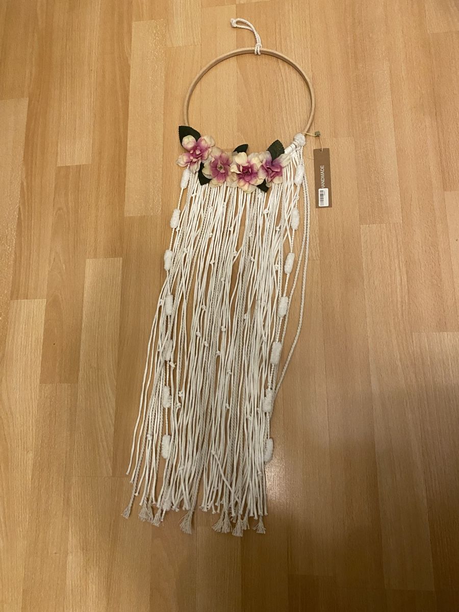 Tutte le decorazioni: Makramee Wanddeko Boho Deko Fransen weiss neu – Nuovo (secondo la descrizione) da Buchrain venduto da Sisi83 1