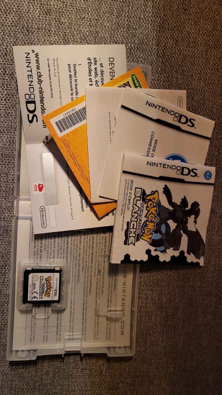 Nintendo Jeux: Pokémon Version Blanche / Nintendo DS Spiel. Kompl.! – Neuf (Voir description) à Biel/Bienne par Retrohr 1