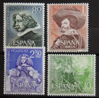Spanien Kat. 1235-1238 ** 1961 Kat. 20 Euro