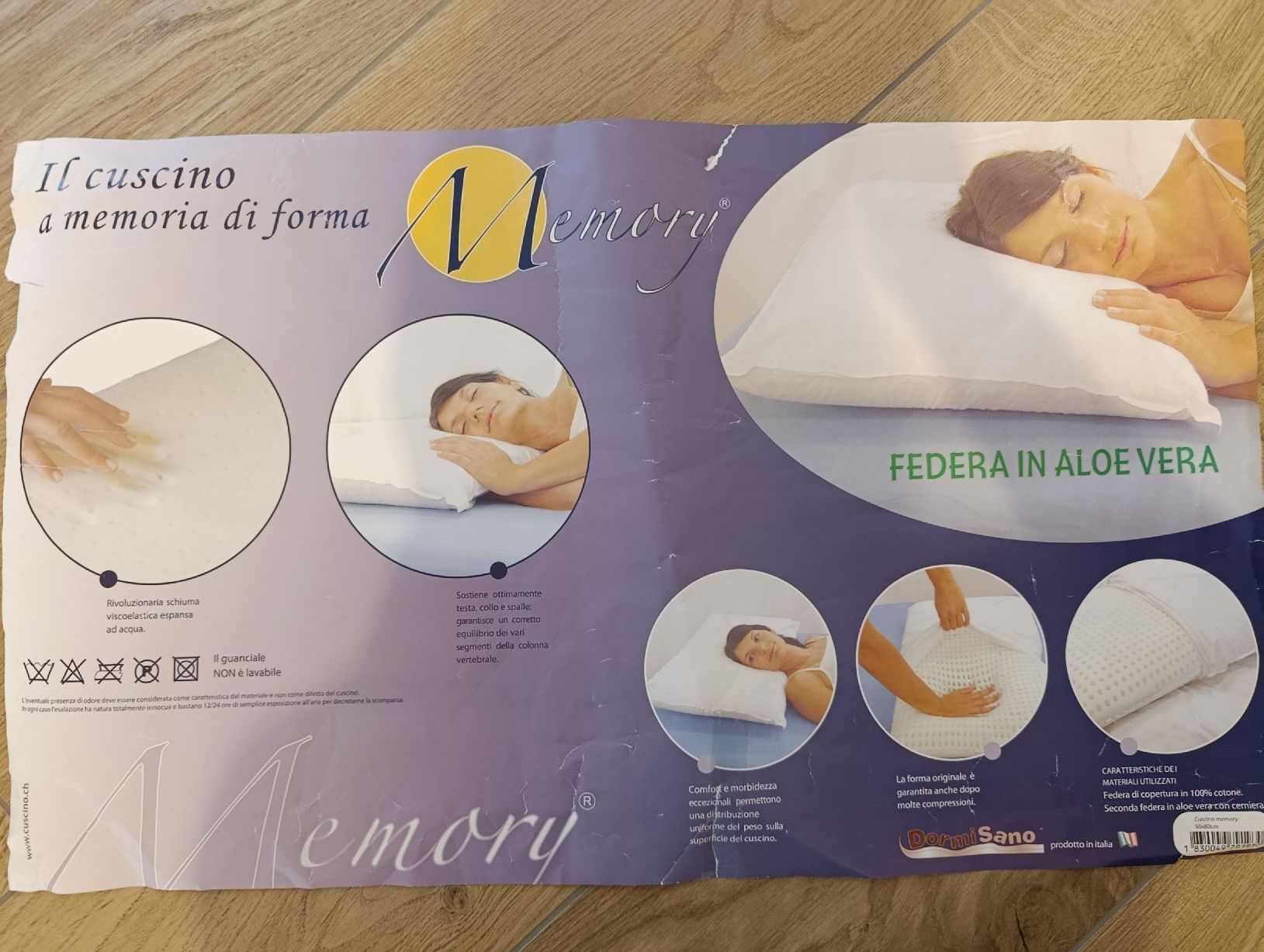 Cuscini: Cuscino Memory foam in Aloe – Usato da Ludiano venduto da Mo_Bia 4