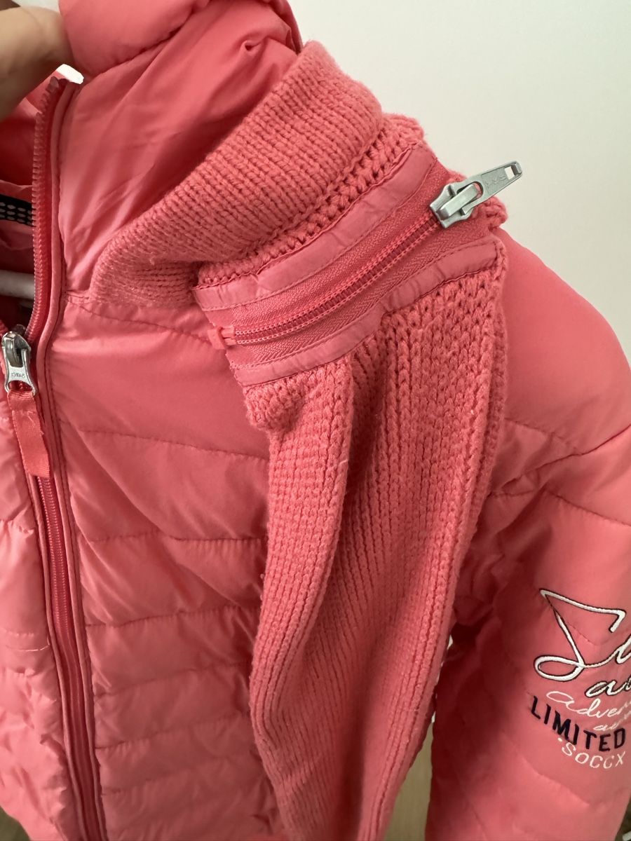 Soccx Giacche: Soccx Winterjacke Gr. L mit Schal – Nuovo (secondo la descrizione) da Gelterkinden venduto da Familienferien 4