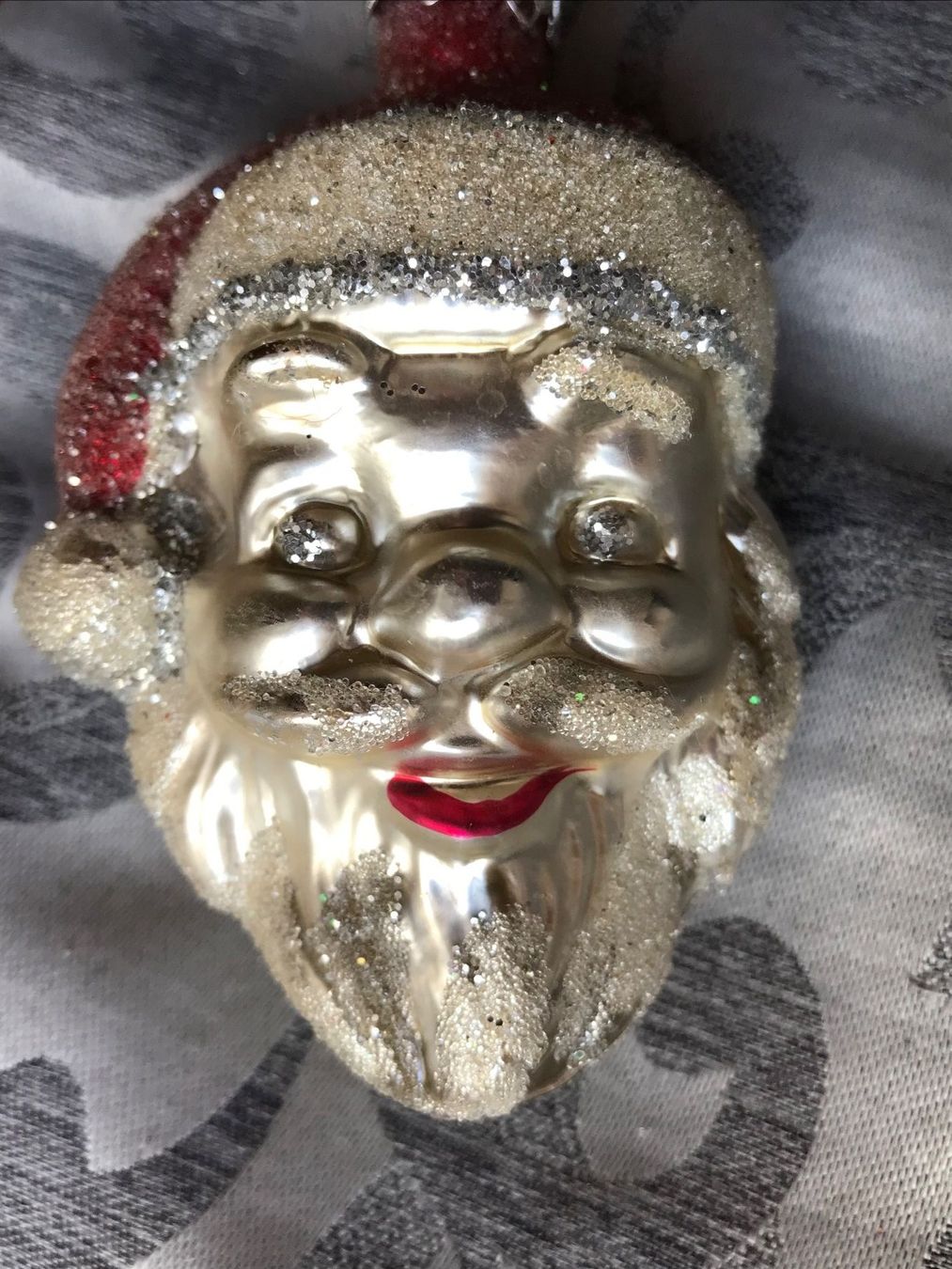 Alle Dekorationen: 3 Weihnachtsmann - Köpfe Kopf Christbaumschmuck – Neu und originalverpackt aus Alpnach Dorf von marvo 6