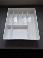 Besteckkasten mit Einsätzen weiss 36 x62x6.5 cm