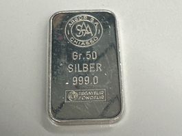 50g Silberbarren ARGOR S.A.